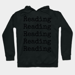 Infinite Reading - typewriter quote Hoodie